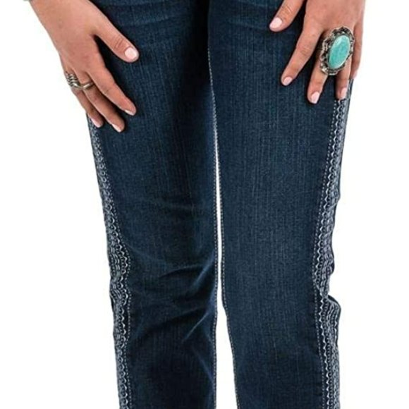 Cruel Girl- Denim "Rhyon" Mid Rise Boyfriend Straight Leg - Picture 3 of 5